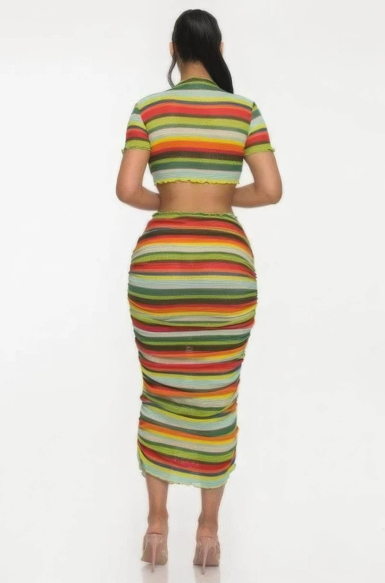 Color Me Mine Beach Sarong Skirt Set - LLR Chic