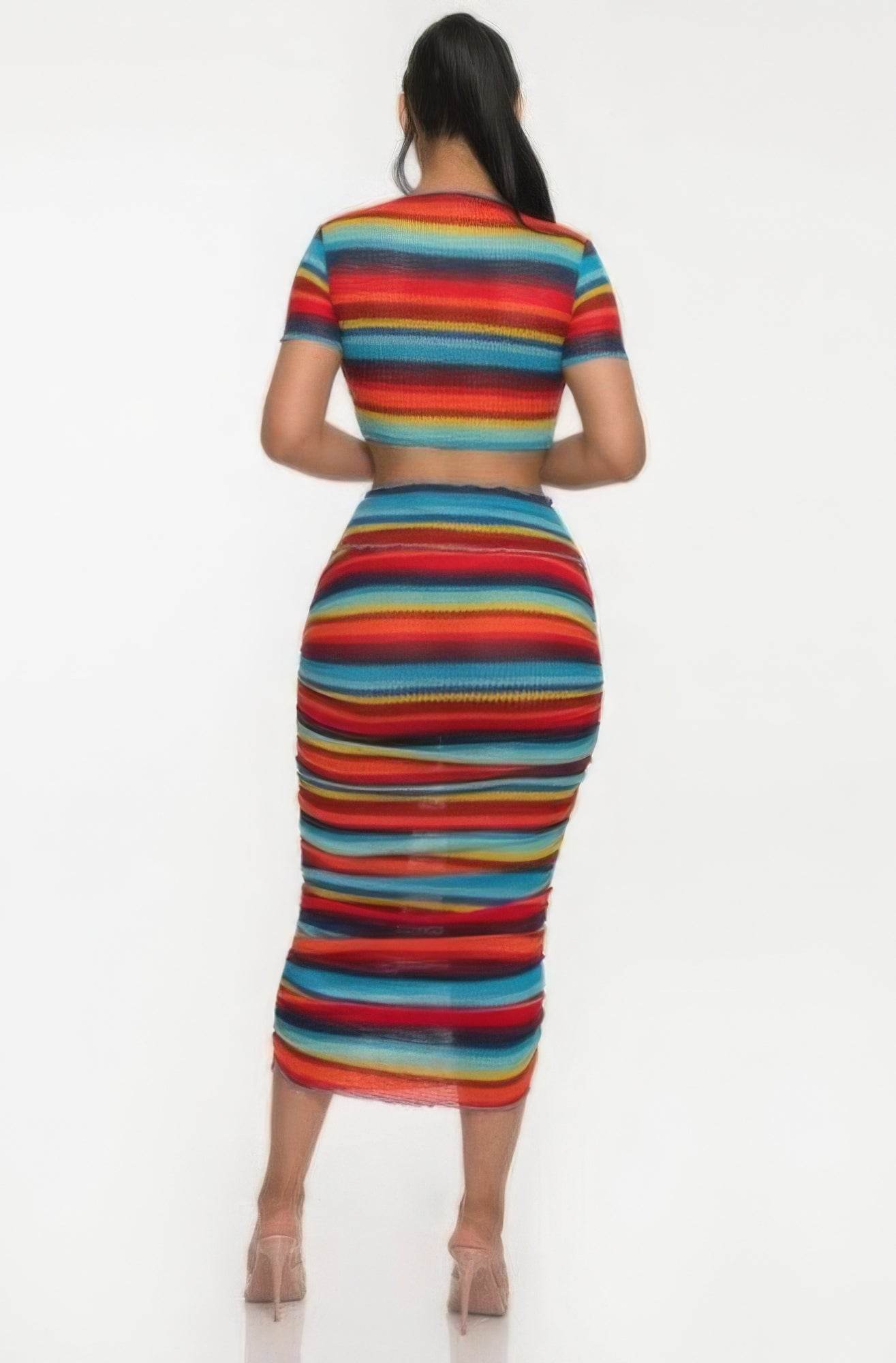 Color Me Mine Beach Sarong Skirt Set - LLR Chic