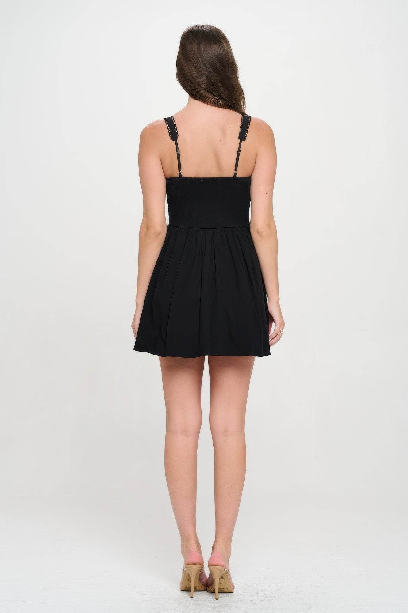 Front Ribbon Tie Bustier Dress - LLR Chic