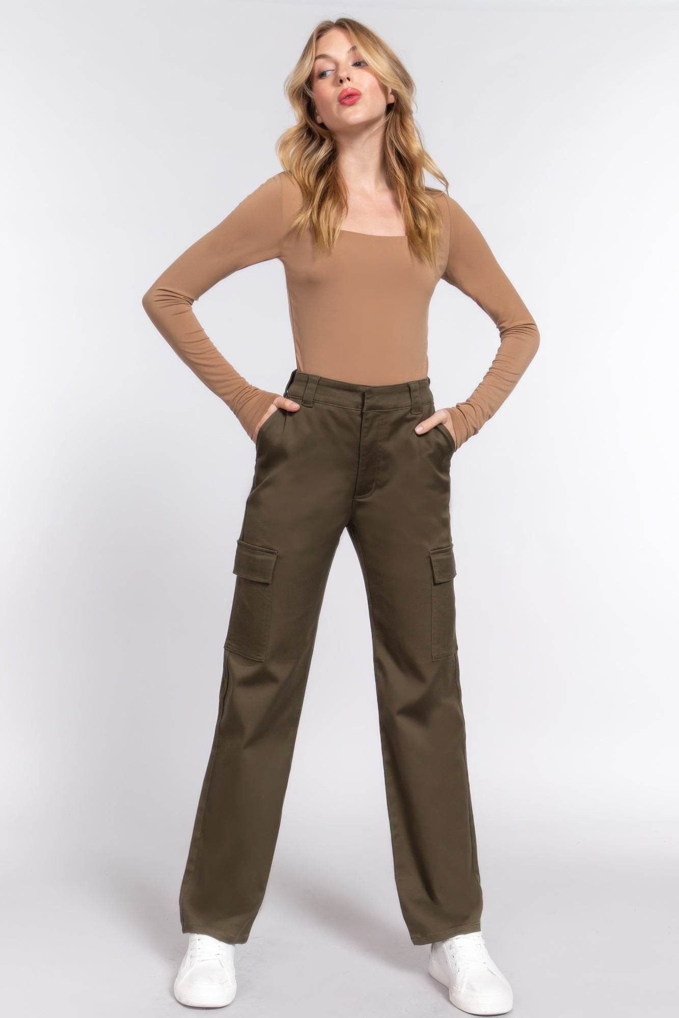 Straight Fit Long Pants - LLR Chic