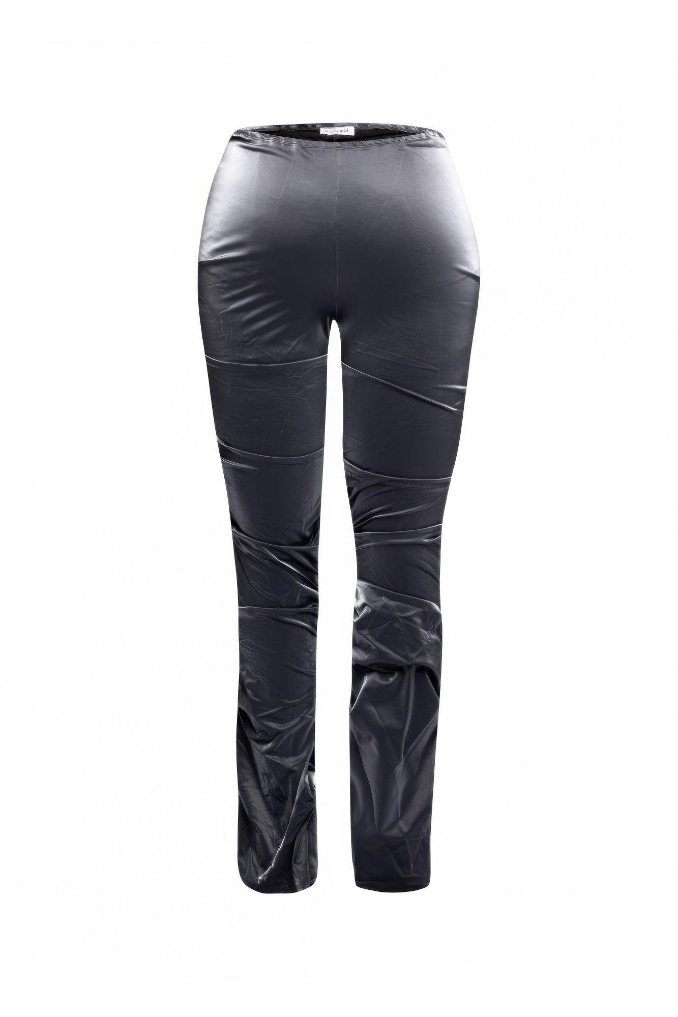 Velvet Pu Ruched Pants - LLR Chic