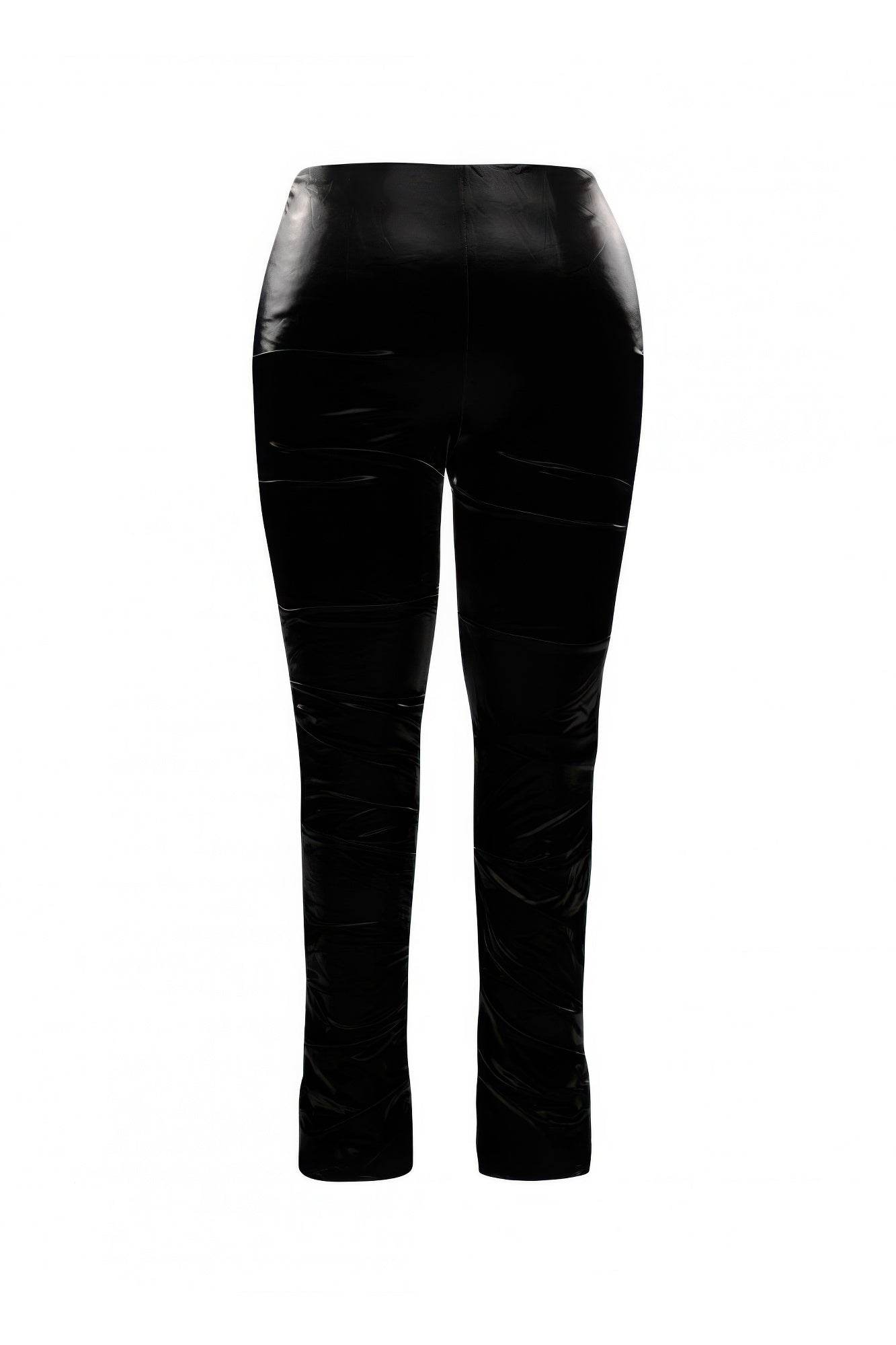 Velvet Pu Ruched Pants - LLR Chic