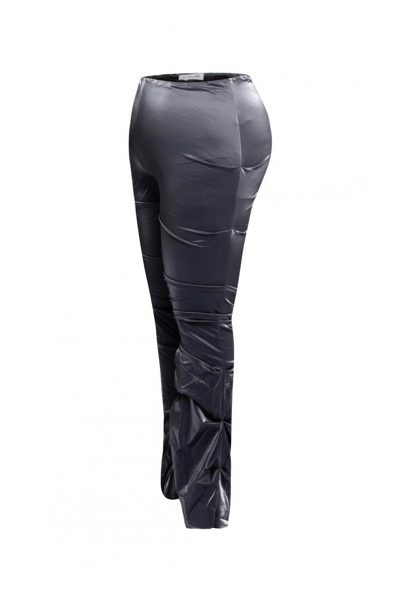 Velvet Pu Ruched Pants - LLR Chic