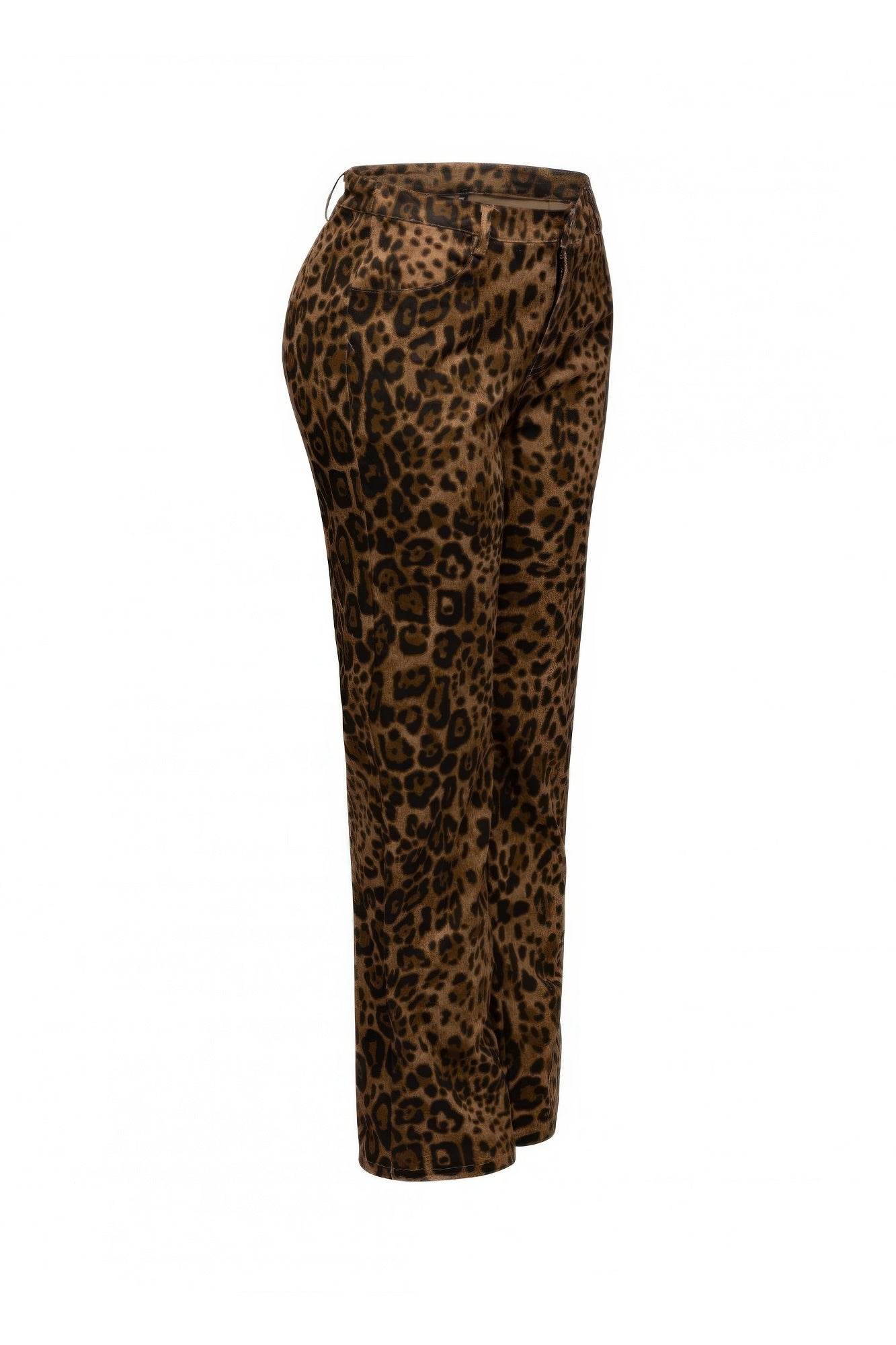 Leopard Printed Wide Leg Pants - LLR Chic