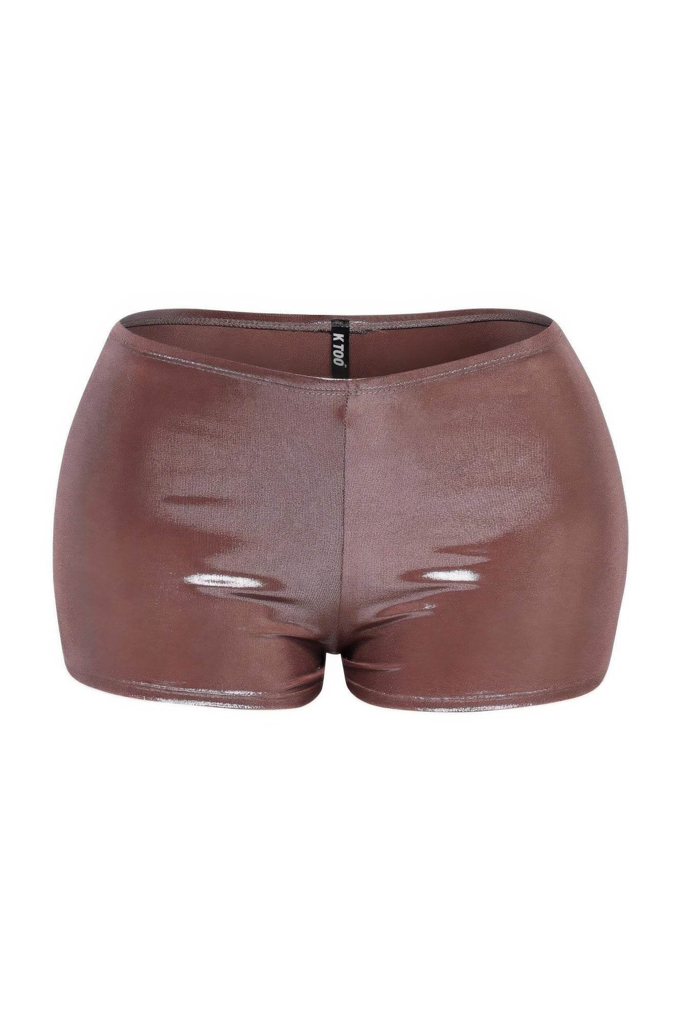 Shimmer High Waisted Shorts - LLR Chic