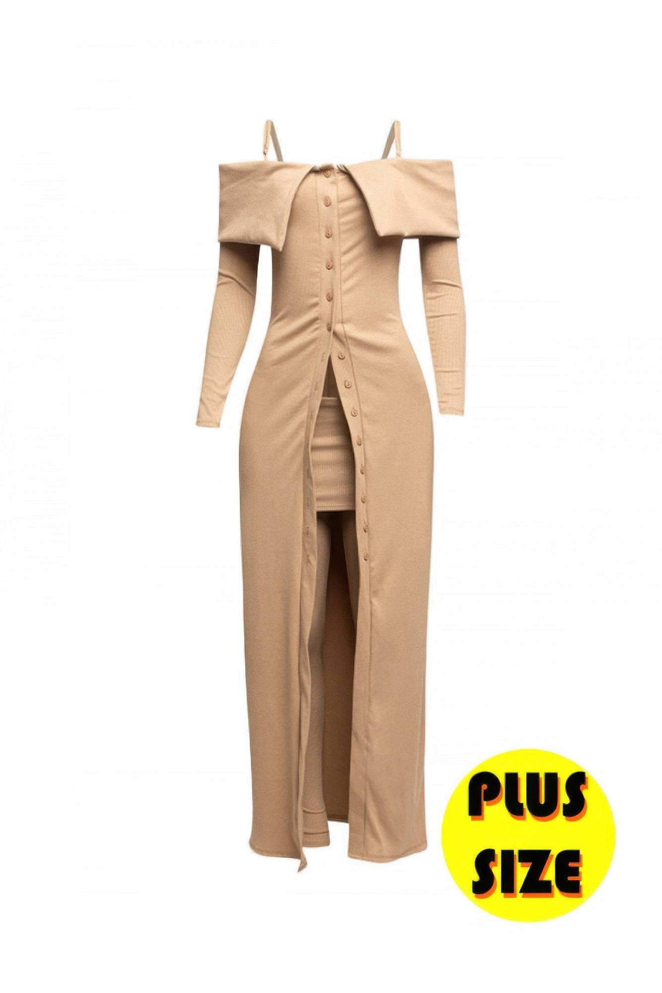 Plus Size Long Length Top & Skirt Leggings Set - LLR Chic