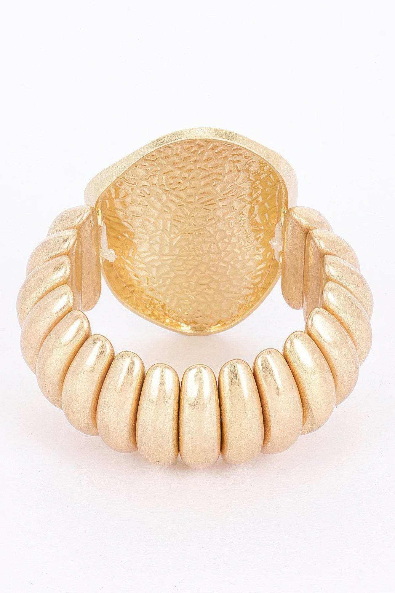 Alloy Casting Stretch Bracelet - LLR Chic
