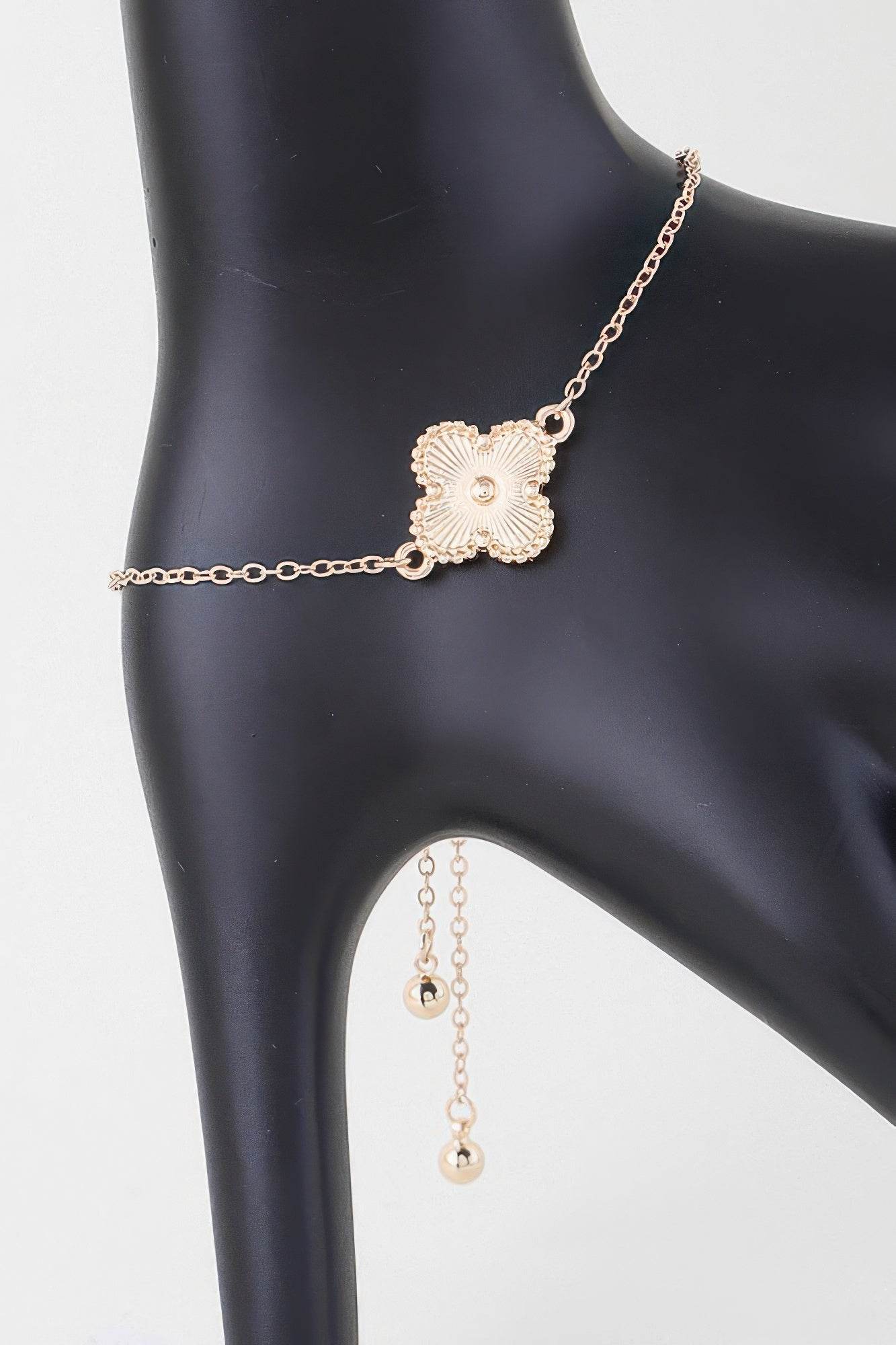 Shiny Clover Adjustable Bracelet - LLR Chic