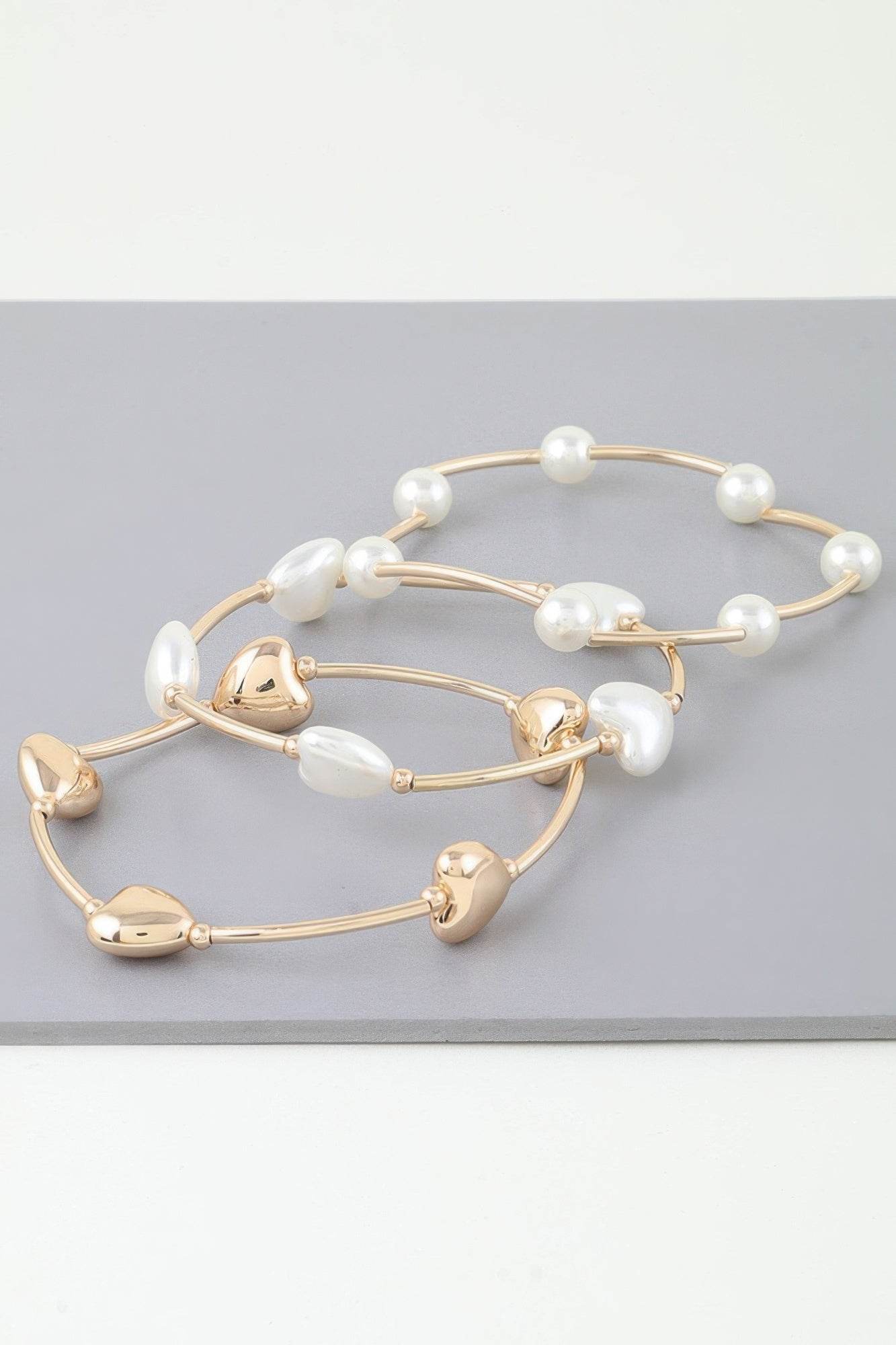 Simple Heart Beaded Wrap Bracelet - LLR Chic