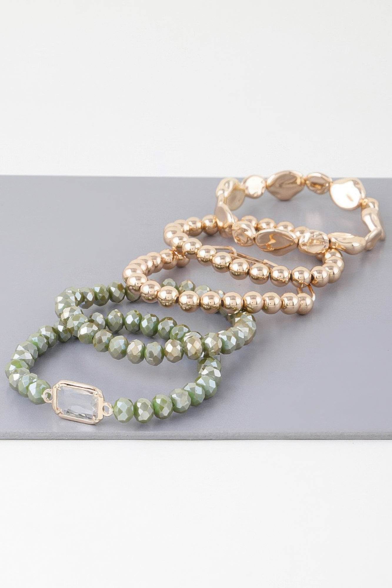 Multicolor Crystal Beaded Bracelet - LLR Chic