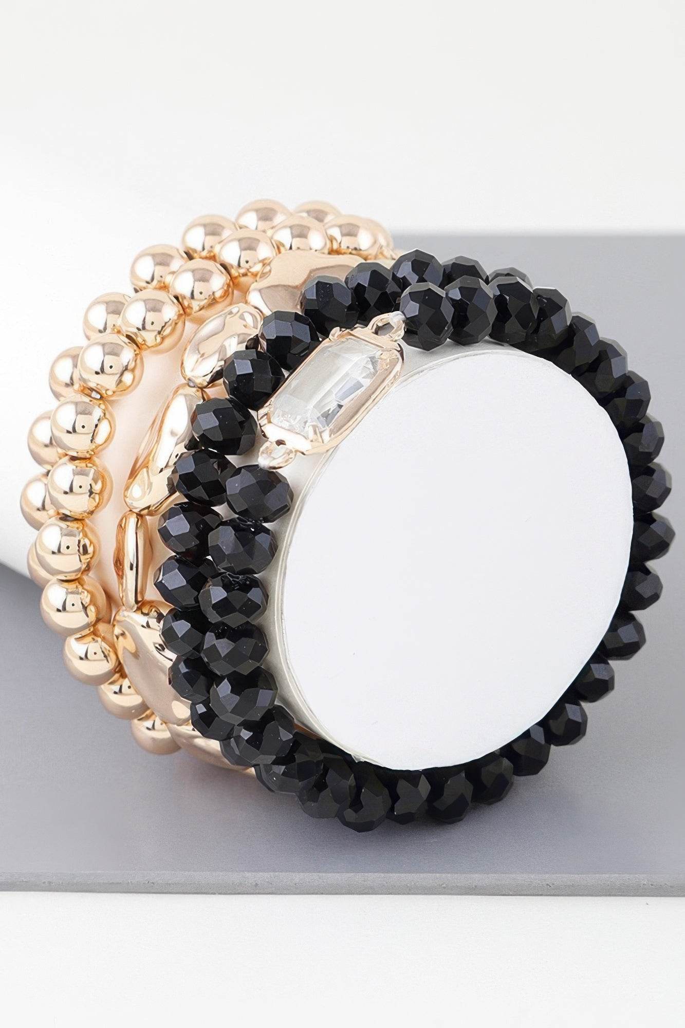 Multicolor Crystal Beaded Bracelet - LLR Chic