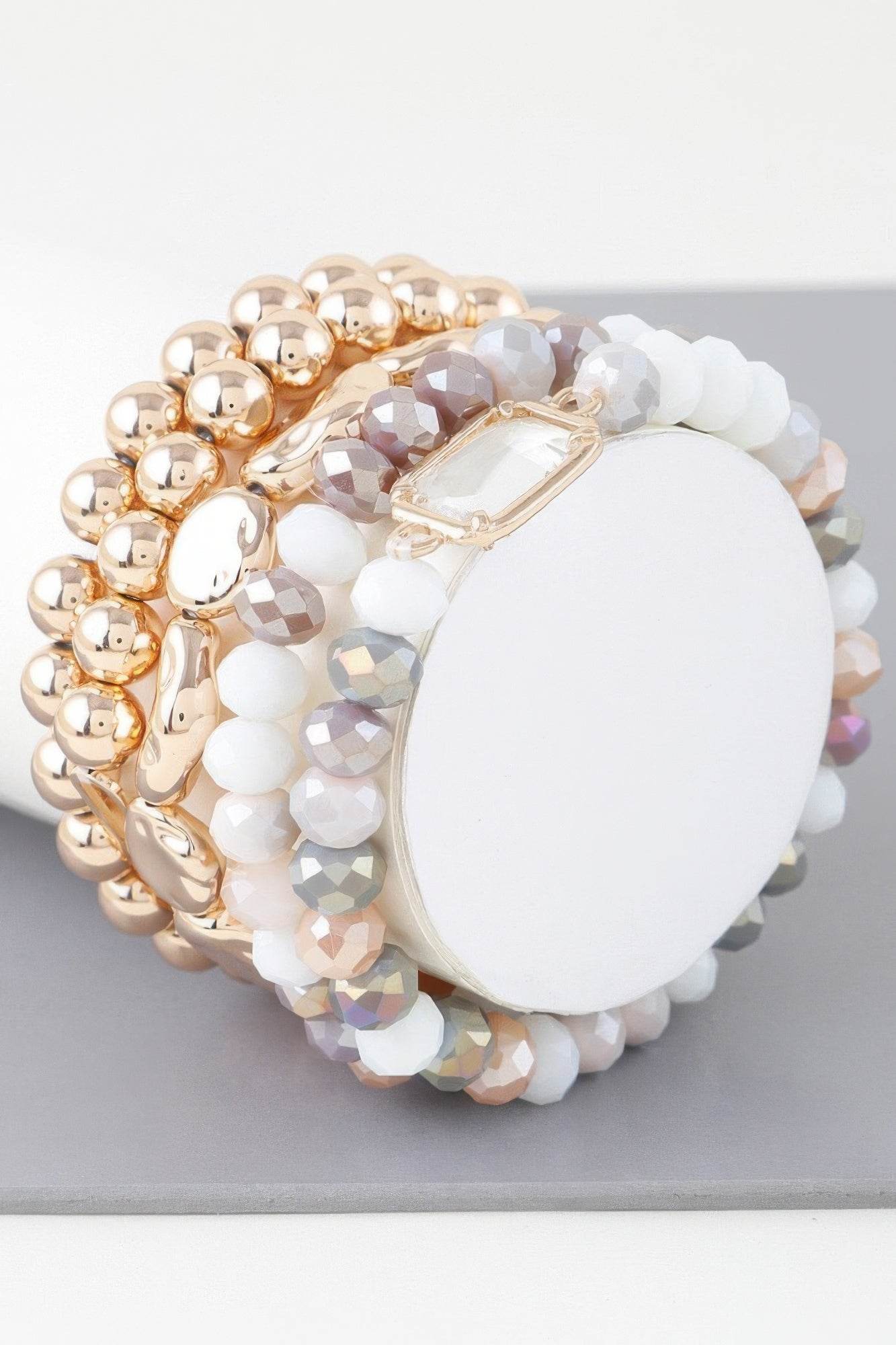 Multicolor Crystal Beaded Bracelet - LLR Chic