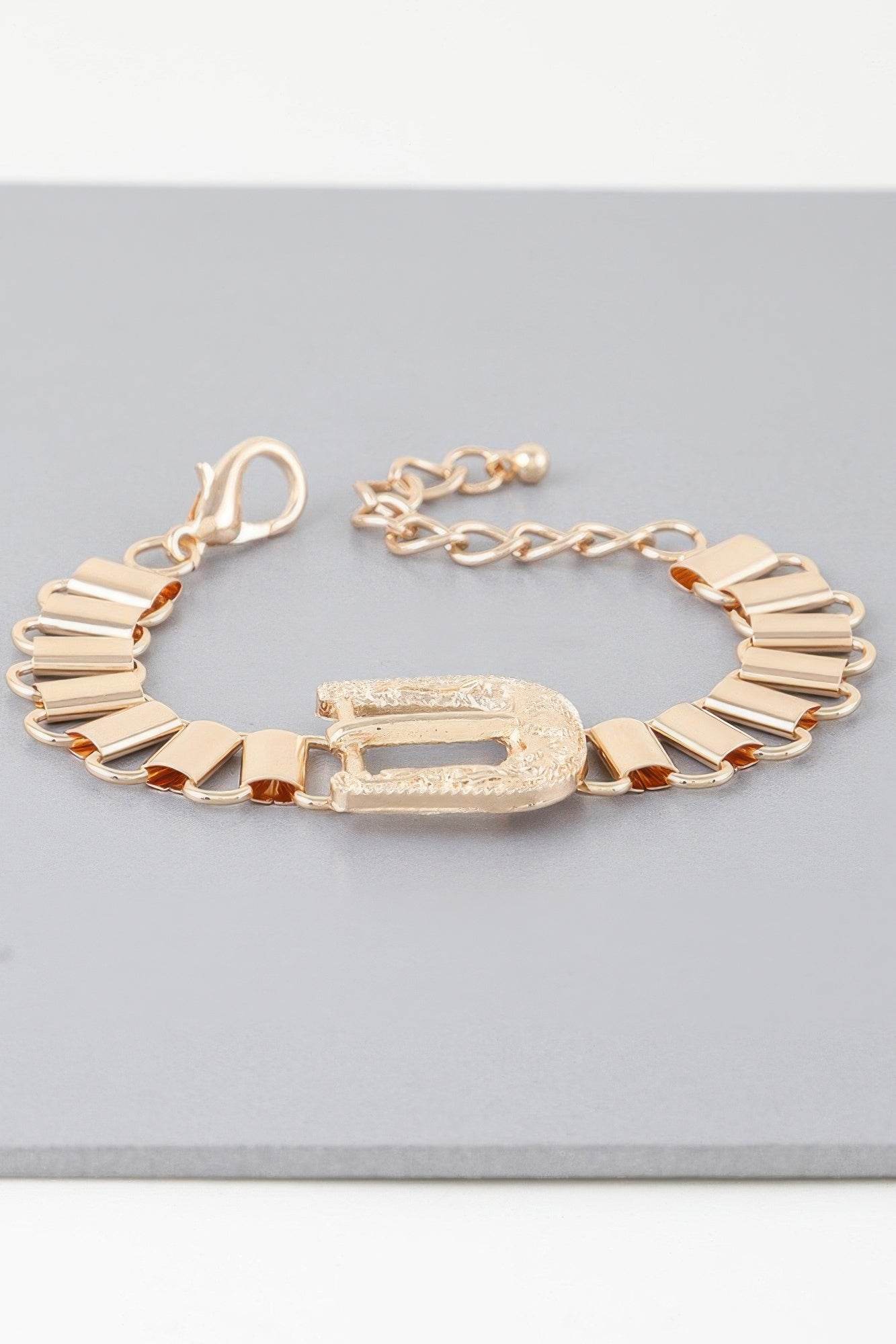 Statement Buckle Belt Bracelet - LLR Chic
