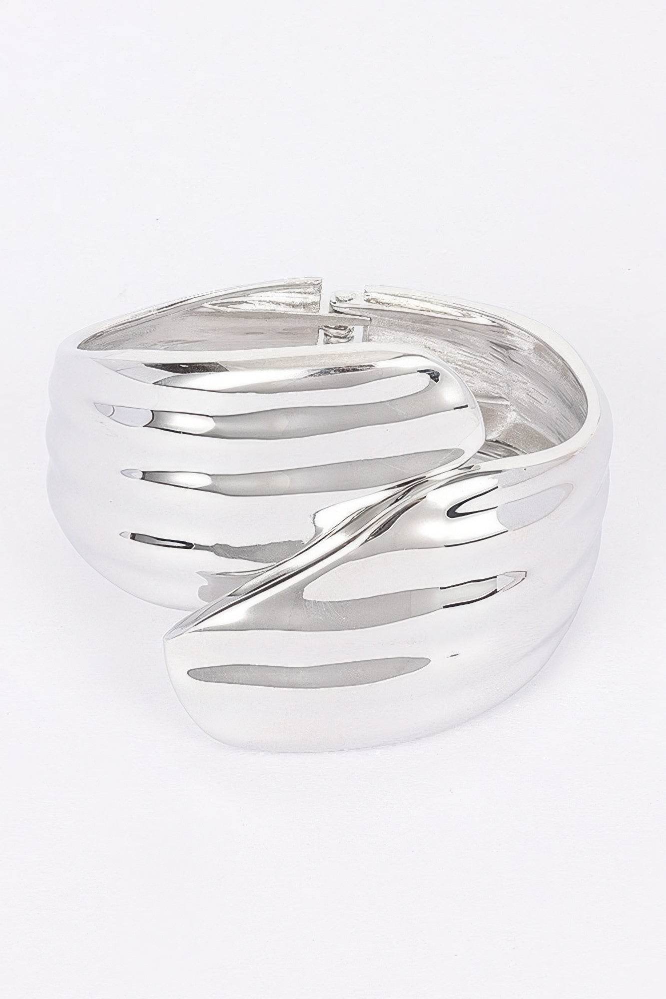 Metal Spring Hinge Cuff - LLR Chic