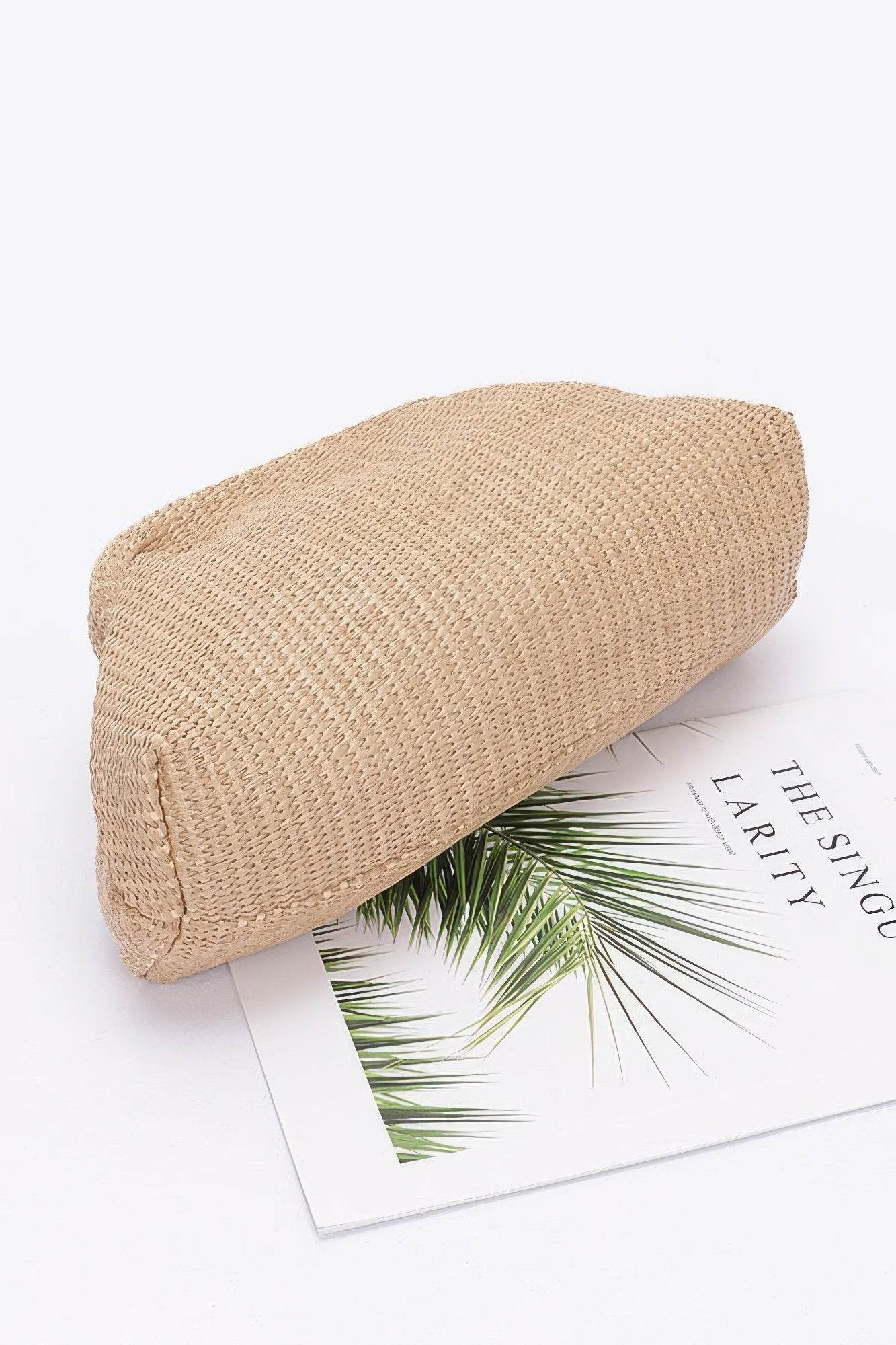 Faux Straw Clutch Bag - LLR Chic