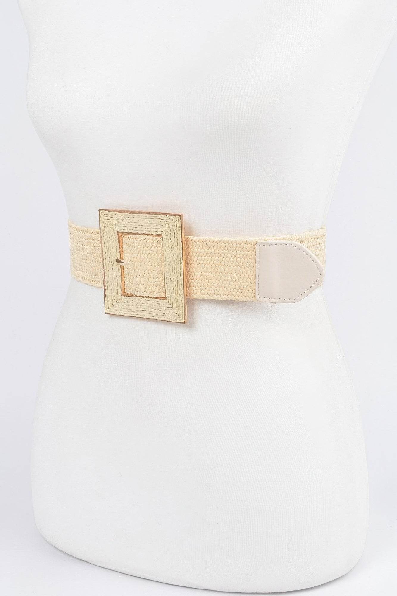 Square Buckle Stretch Belt - LLR Chic