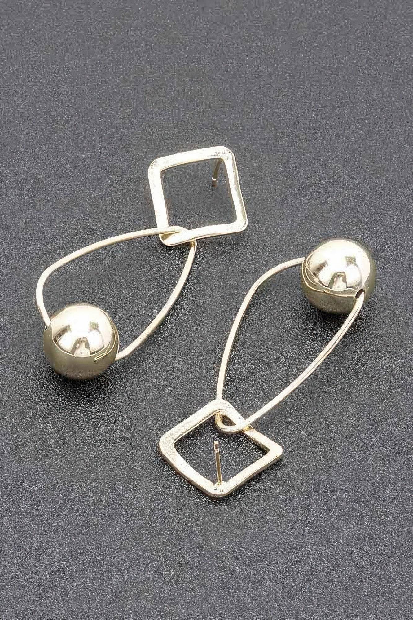 Gold Plated Metal Earring - LLR Chic