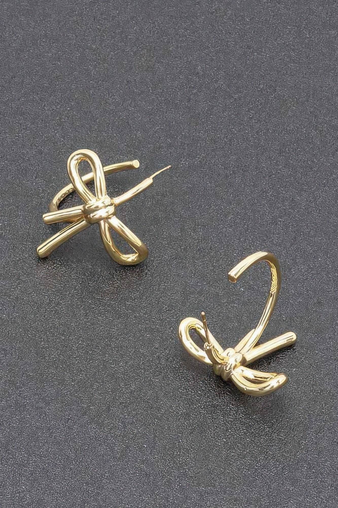 Gold Plated Metal Earring - LLR Chic
