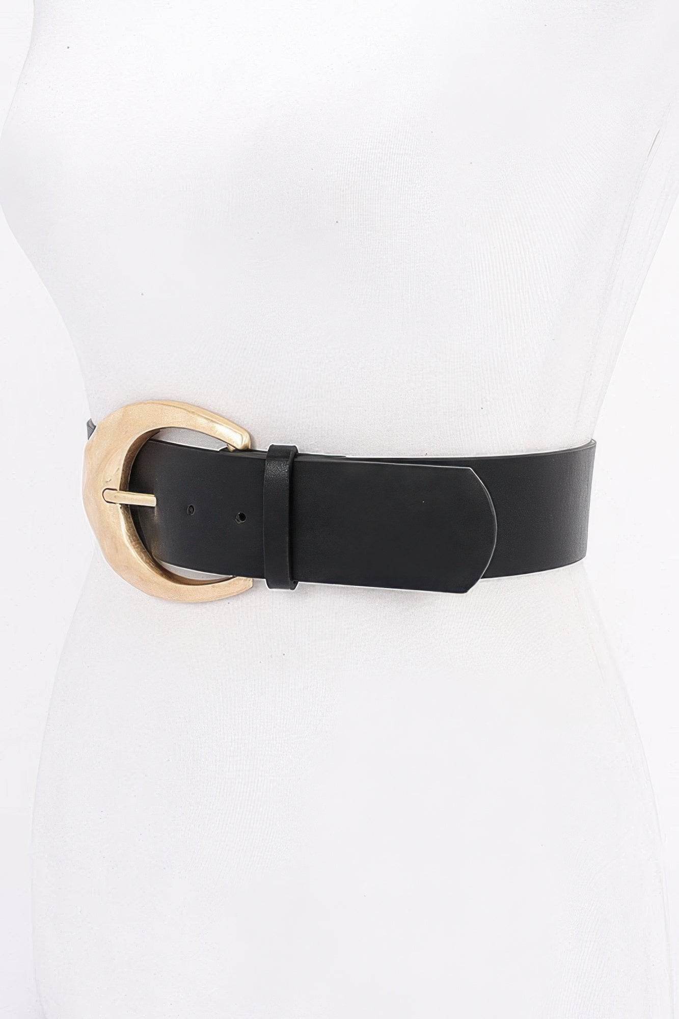 Metal Buckle Pu Belt - LLR Chic