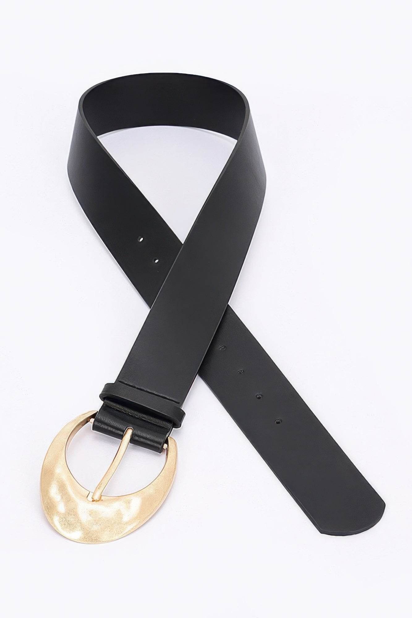 Metal Buckle Pu Belt - LLR Chic