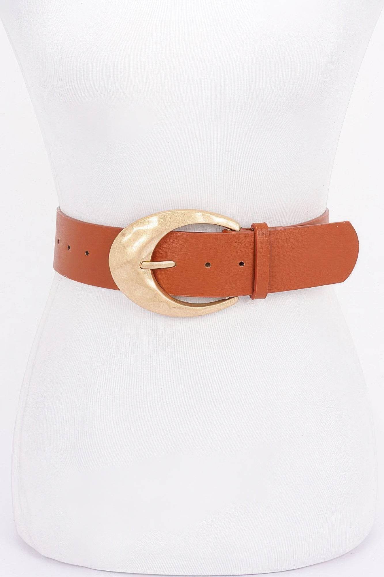 Metal Buckle Pu Belt - LLR Chic