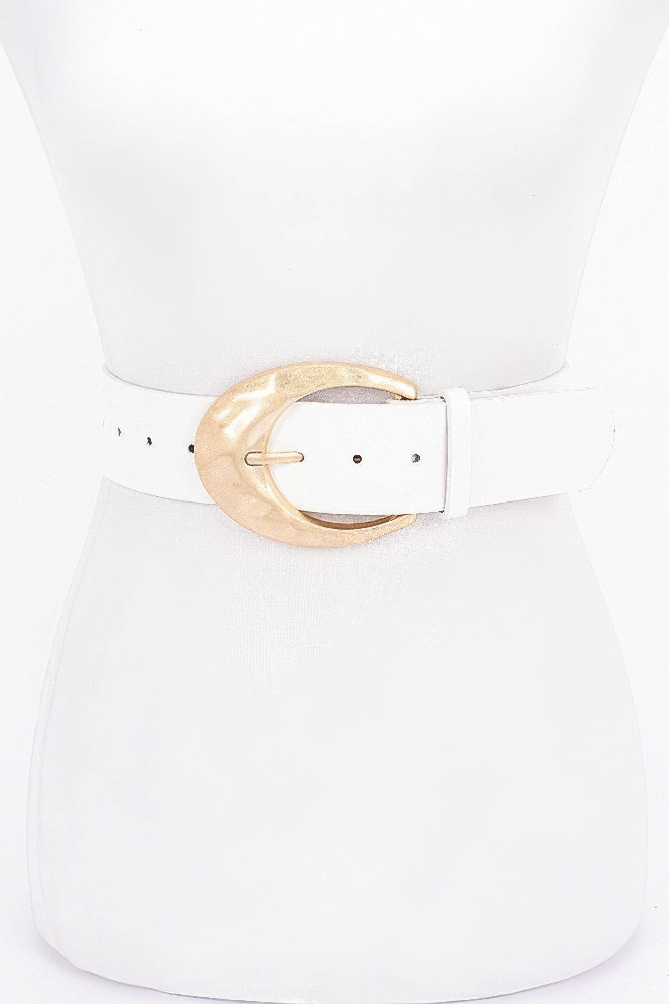 Metal Buckle Pu Belt - LLR Chic
