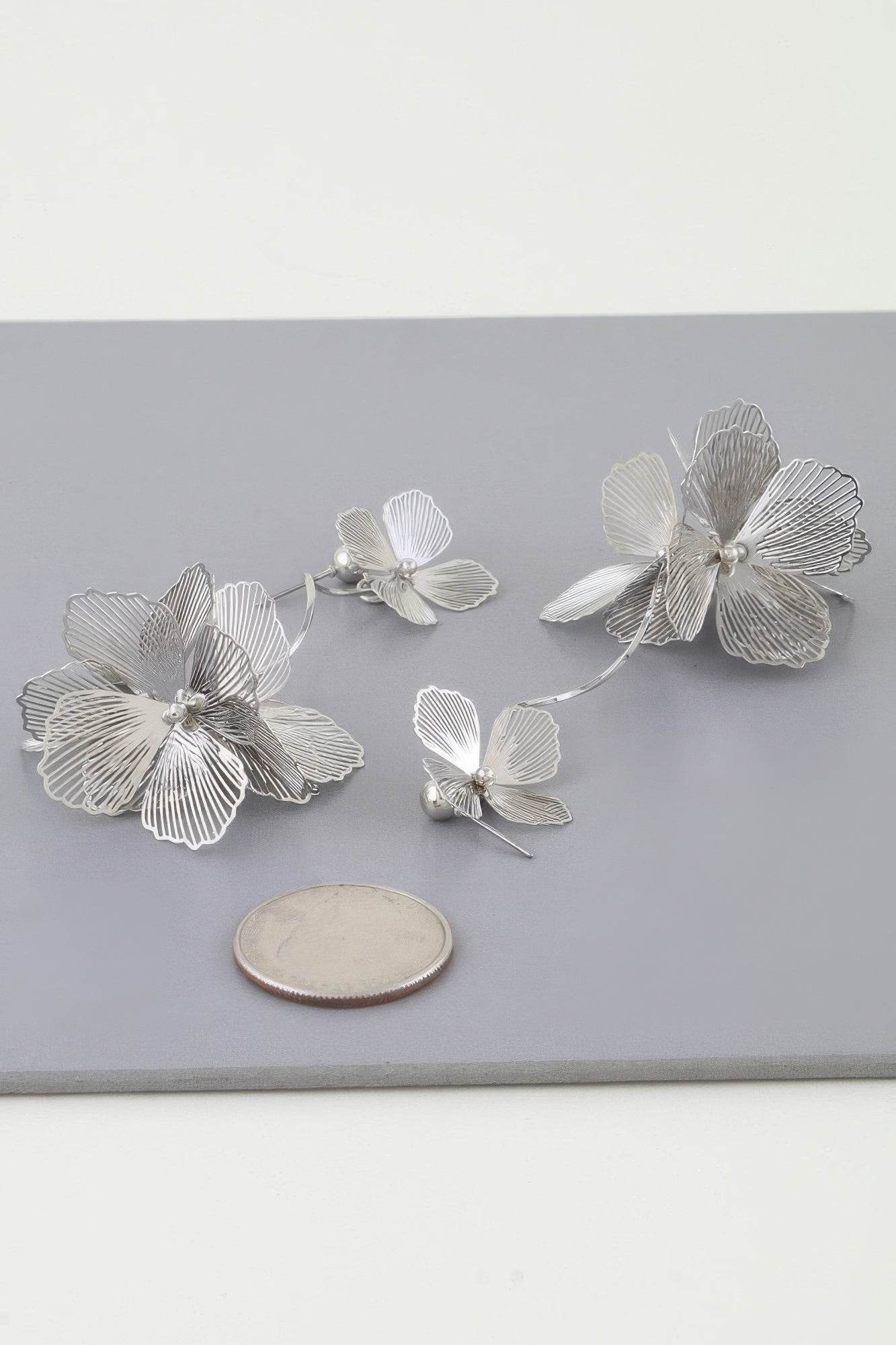 Delicate Flower Drop Earrings - LLR Chic