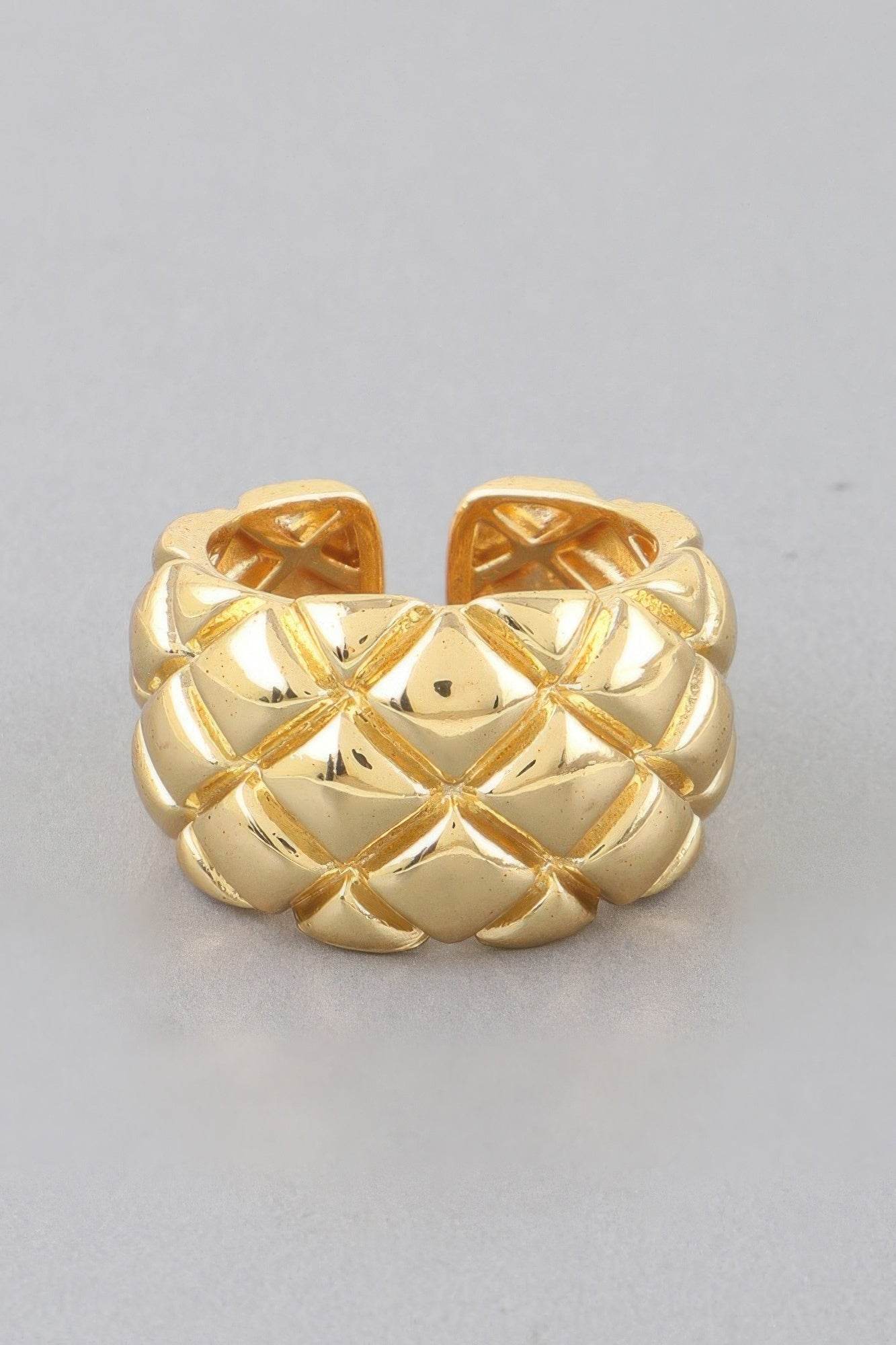 Diamond Quilt Wrap Ring - LLR Chic