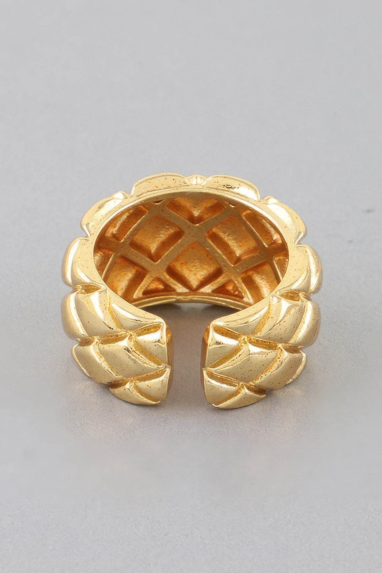 Diamond Quilt Wrap Ring - LLR Chic