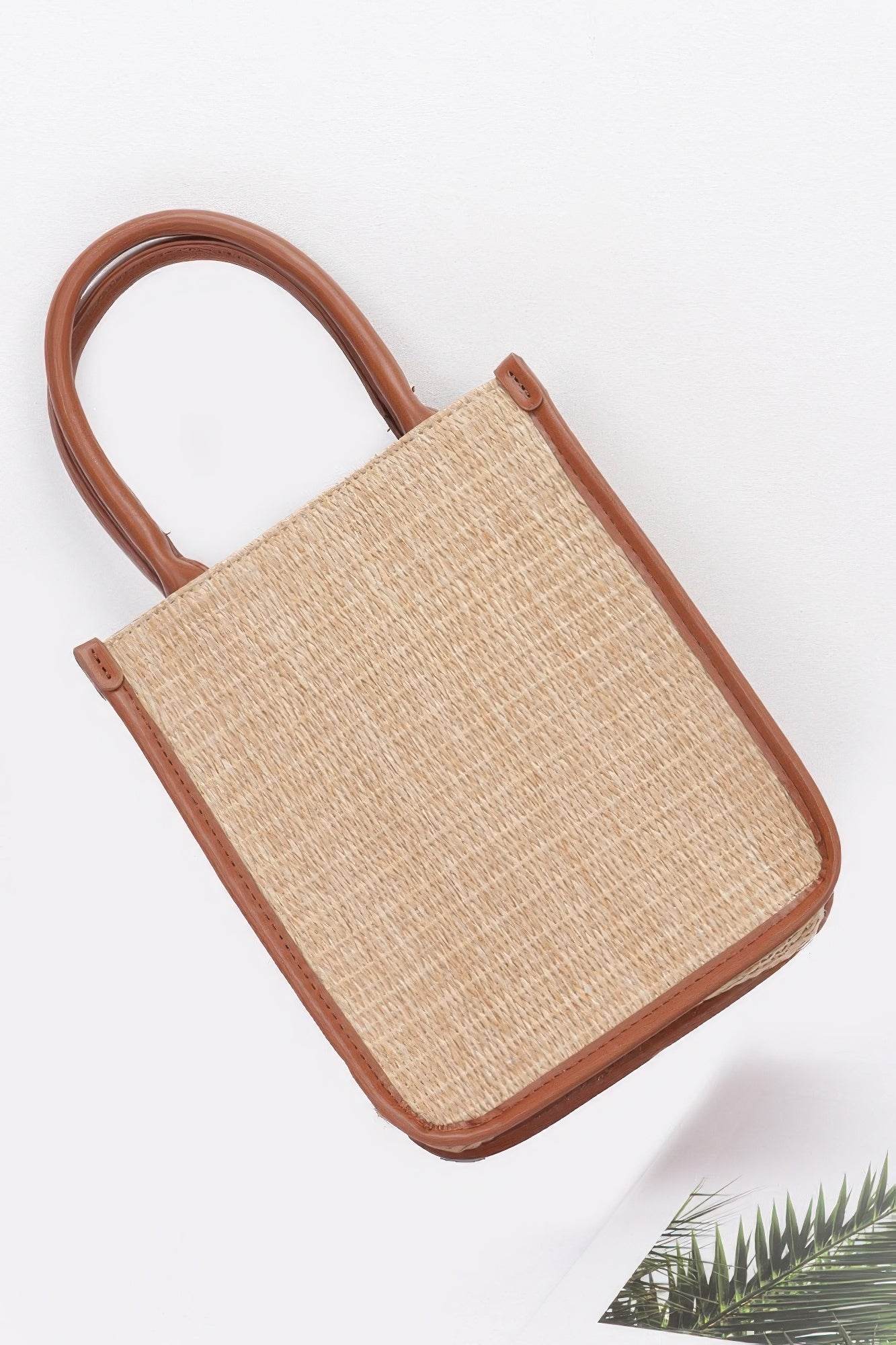 Faux Straw Tote Bag - LLR Chic