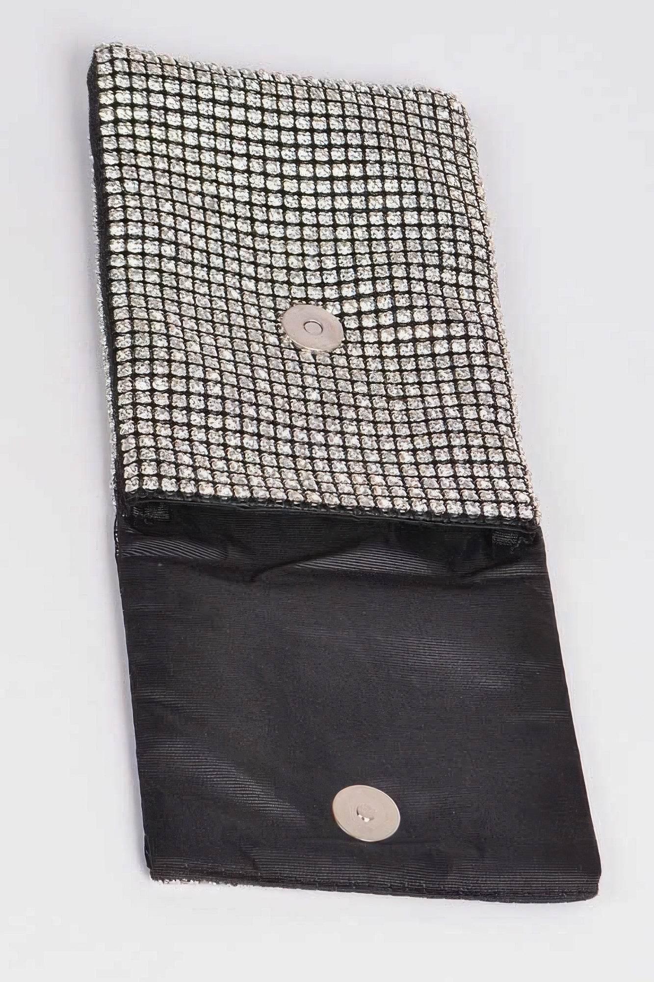 Rhinestone Rectangular Clutch - LLR Chic