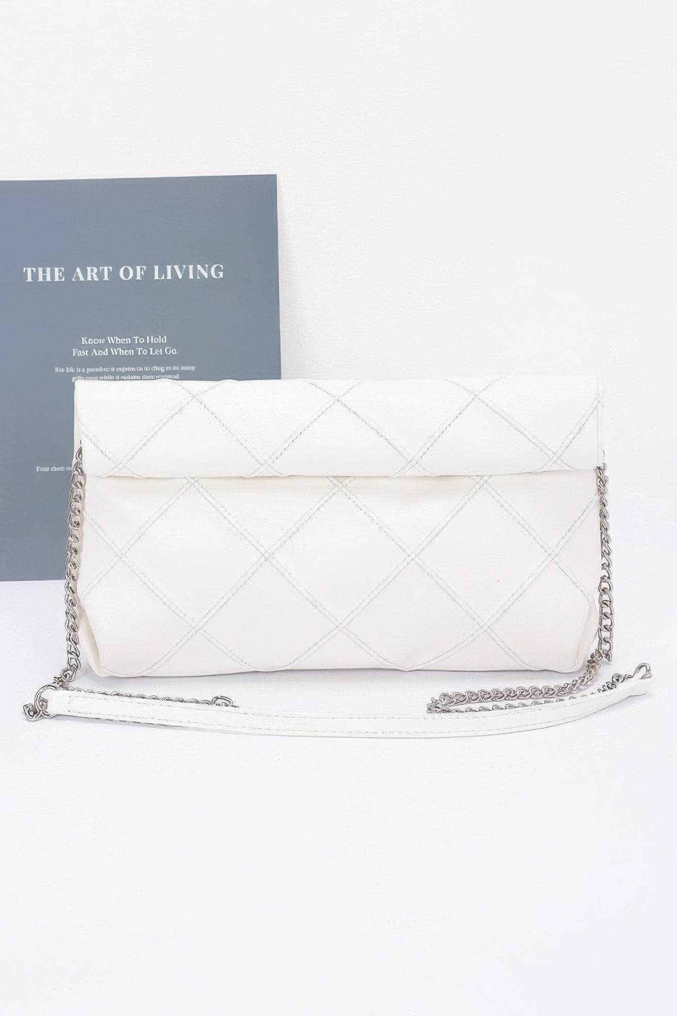 Quilted Faux Leather Pouch - LLR Chic