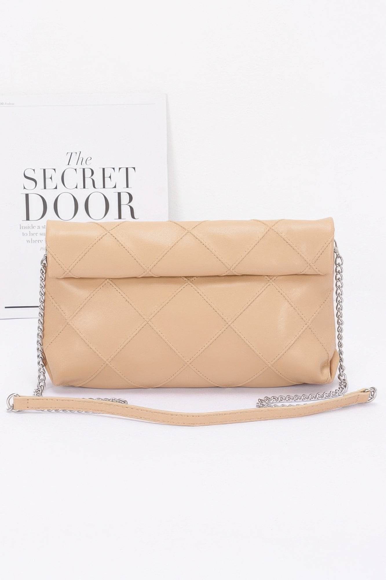 Quilted Faux Leather Pouch - LLR Chic