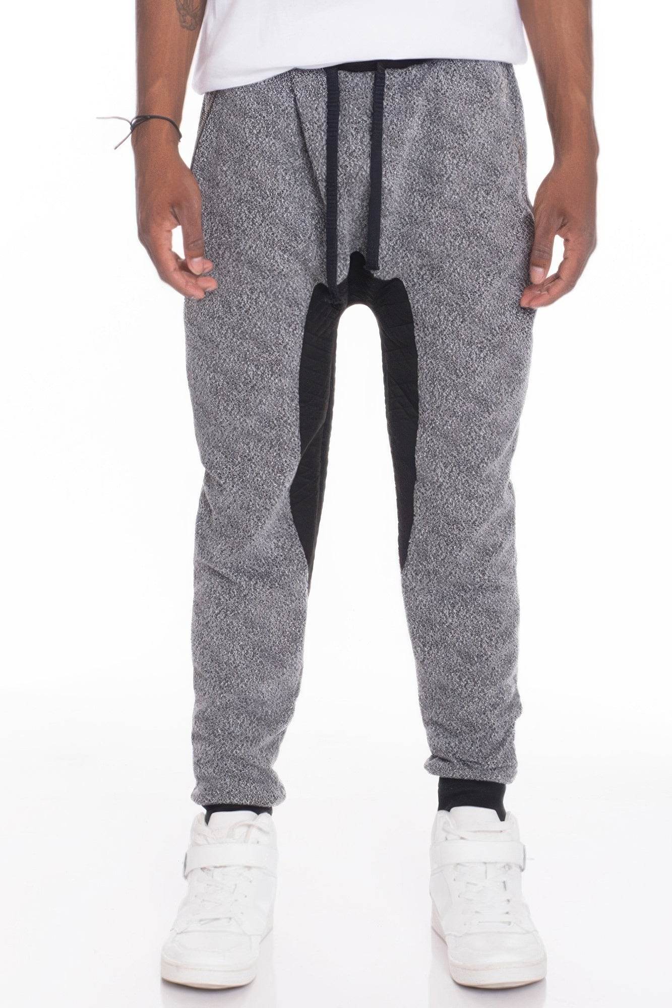 Mens Casual Marbled Sweat Pant Jogger - LLR Chic