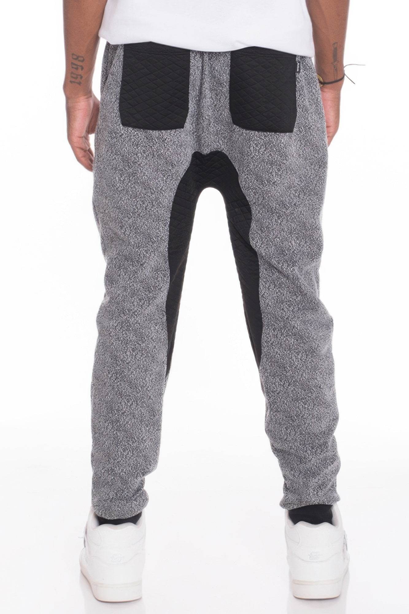 Mens Casual Marbled Sweat Pant Jogger - LLR Chic