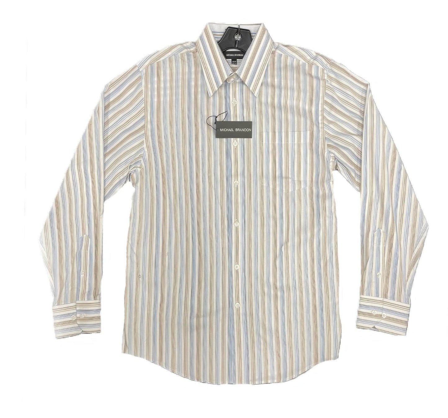 Michael Brandon Long Sleeve Striped Shirt - LLR Chic