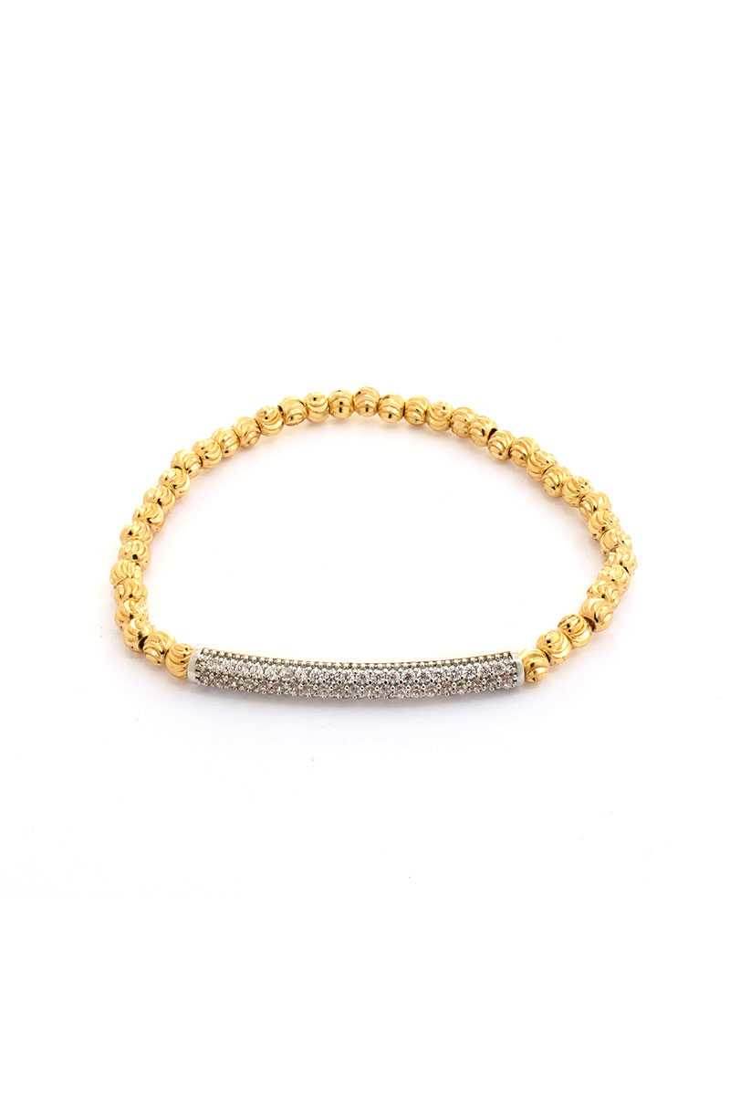 Metal Ball Bead Stretch Bracelet - LLR Chic