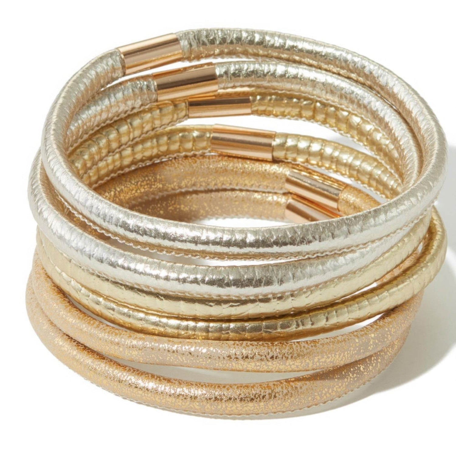 Multi Pu Bracelet Set(6pcs) - LLR Chic