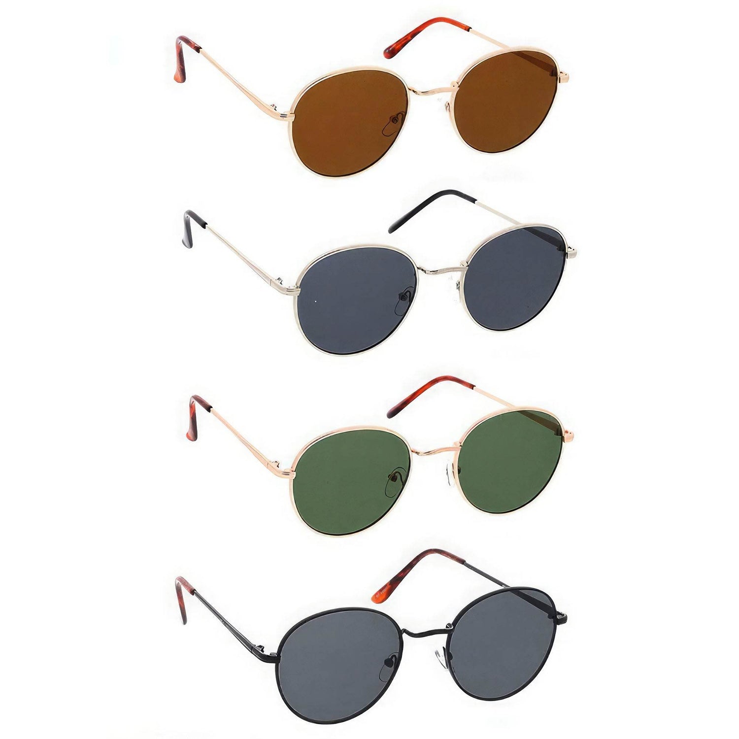 Unisex Classic Metal Round Frame - LLR Chic