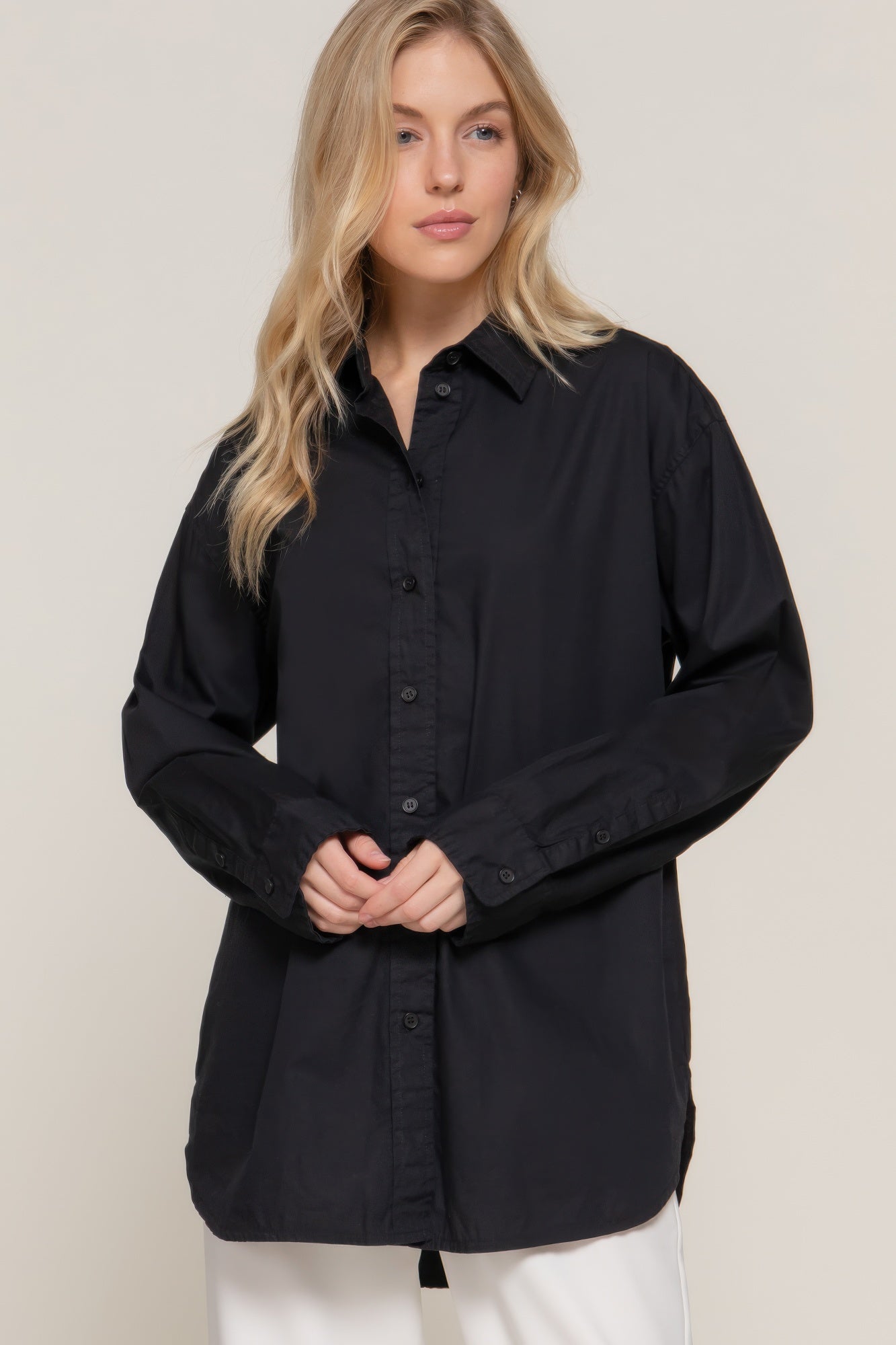 Long Sleeve Loose Fit Shirt