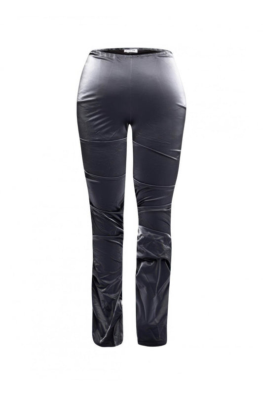 Velvet Pu Ruched Pants - LLR Chic