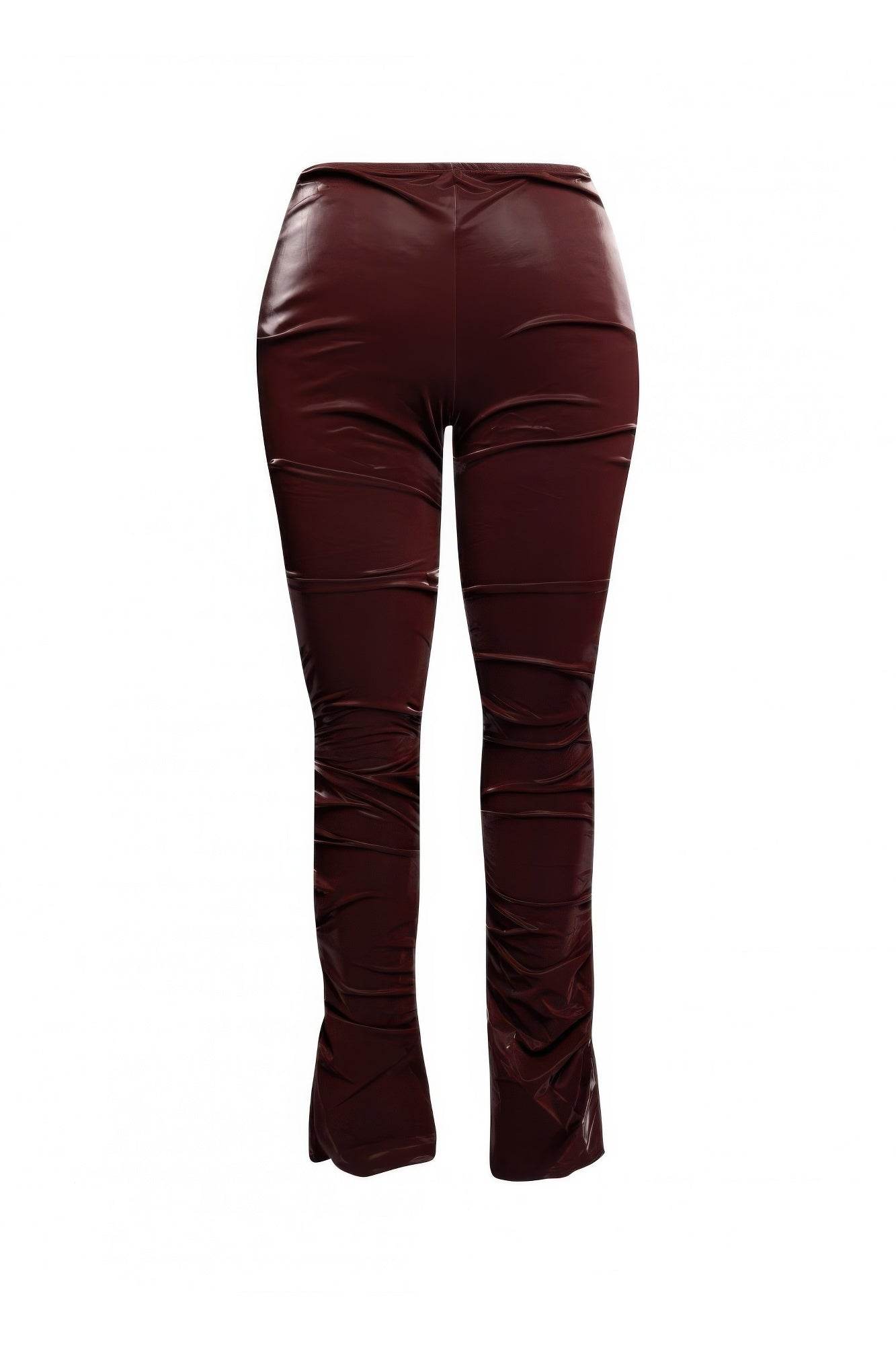 Velvet Pu Ruched Pants - LLR Chic