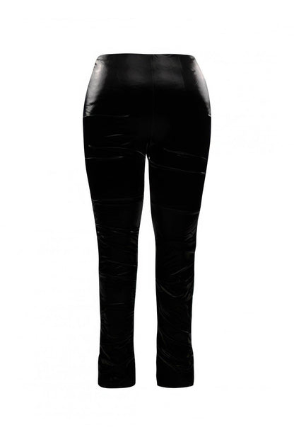 Velvet Pu Ruched Pants - LLR Chic