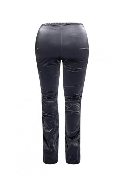 Velvet Pu Ruched Pants - LLR Chic