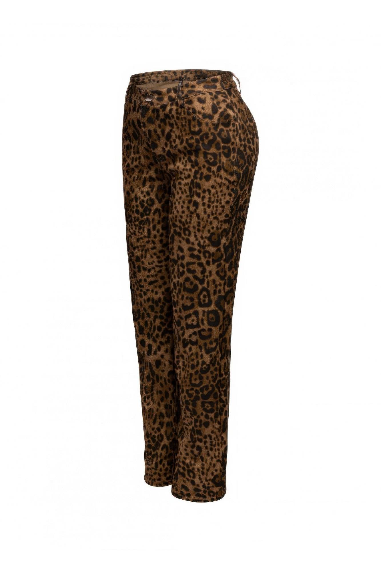 Leopard Printed Wide Leg Pants - LLR Chic