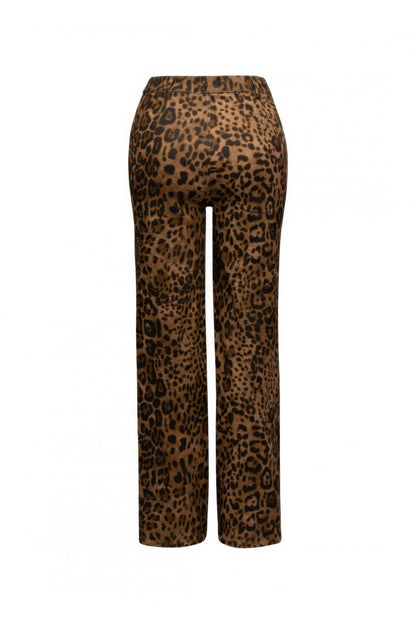 Leopard Printed Wide Leg Pants - LLR Chic