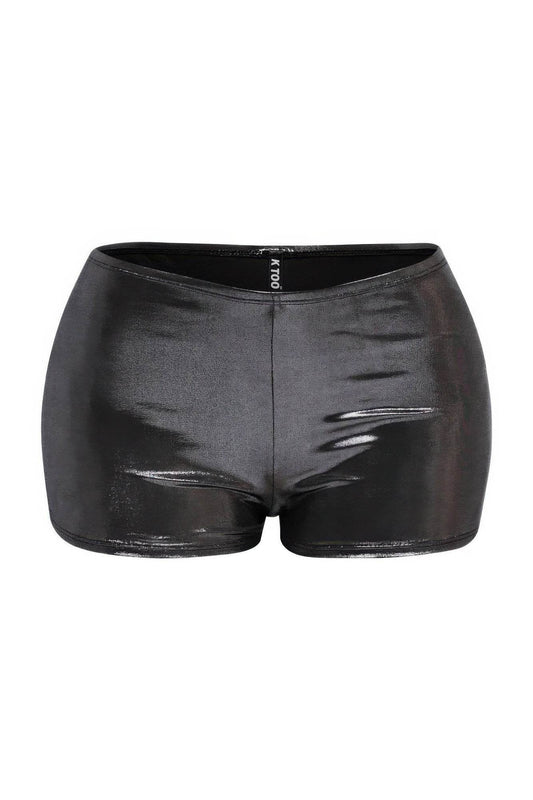 Shimmer High Waisted Shorts - LLR Chic