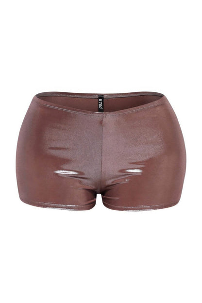 Shimmer High Waisted Shorts - LLR Chic