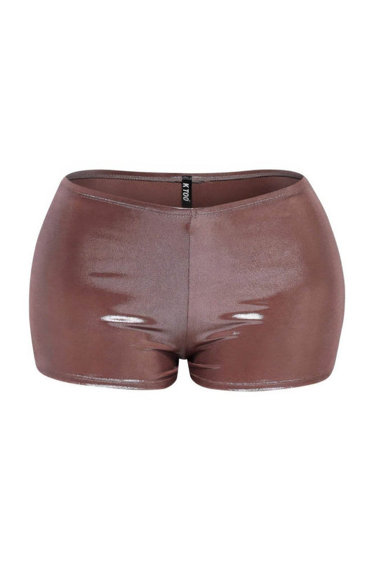 Shimmer High Waisted Shorts - LLR Chic