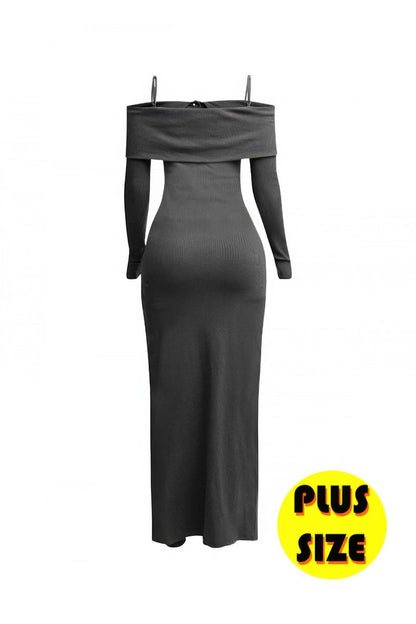 Plus Size Long Length Top & Skirt Leggings Set - LLR Chic